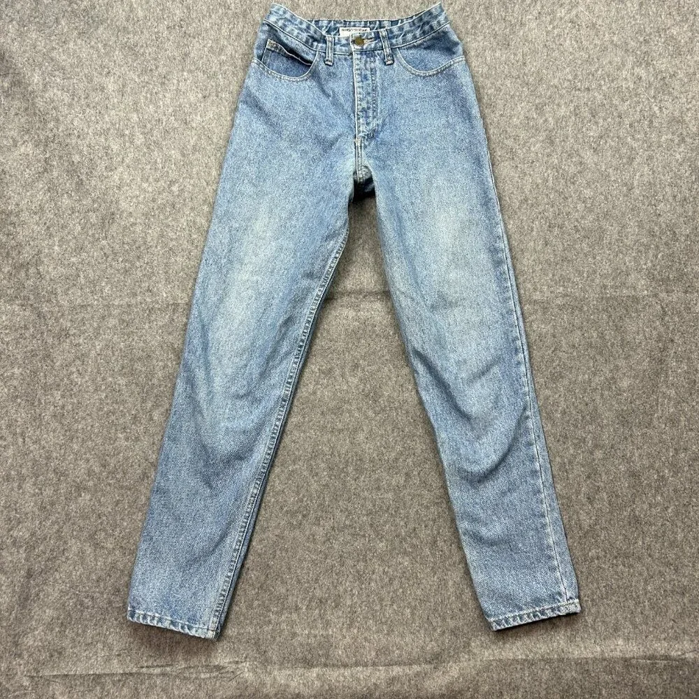 Guess 1050 Slim High Waist Narrow Leg Jeans Women's Size 29 Vintage Medium Wash - Picture 2 of 13
